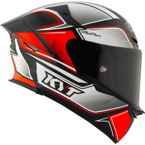 KYT TT Revo Tourist Red Fluo Helmet