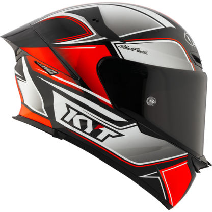 KYT TT Revo Tourist Red Fluo Helmet