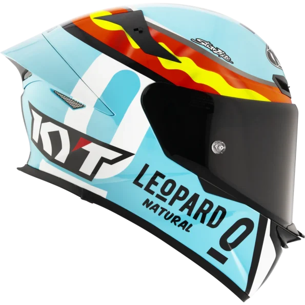 KYT TT Revo Leopard Replica Spaniard Gloss Helmet