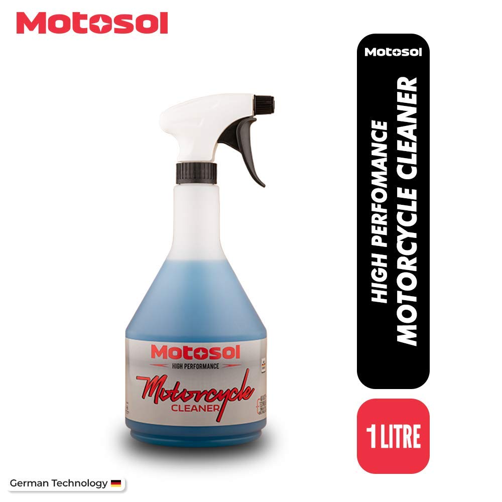 Motosol Motorcycle Cleaner 1Ltr Shampoo Waterless Spray