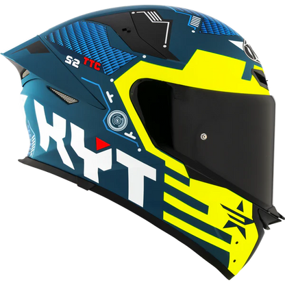 KYT TT Revo Fuselage Yellow Matt Helmet