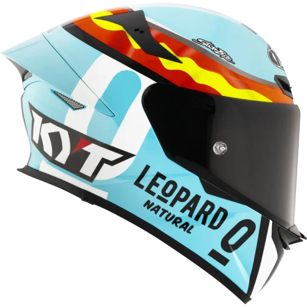KYT TT Revo Leopard Replica Spaniard Gloss Helmet