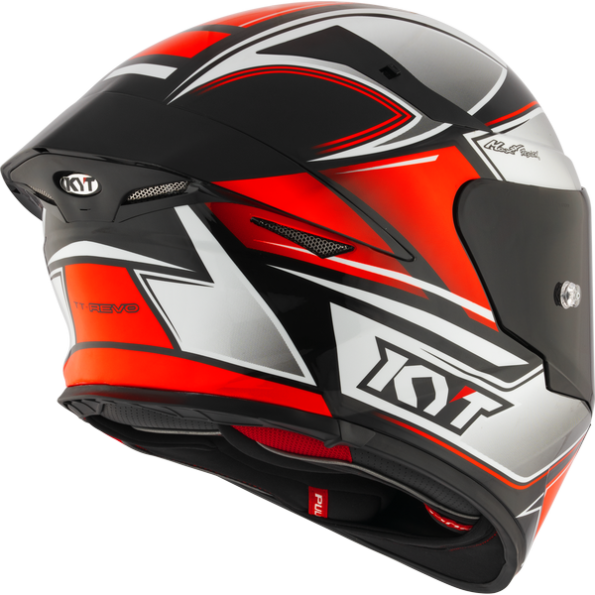 KYT TT Revo Tourist Red Fluo Helmet