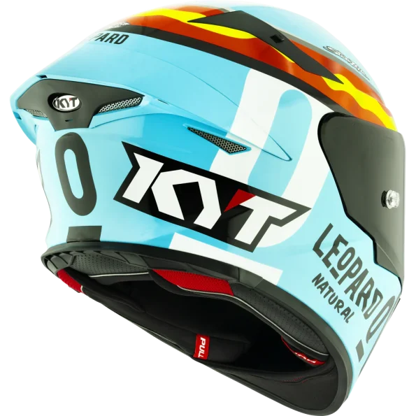 KYT TT Revo Leopard Replica Spaniard Gloss Helmet