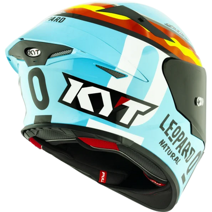 KYT TT Revo Leopard Replica Spaniard Gloss Helmet