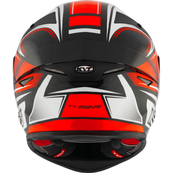 KYT TT Revo Tourist Red Fluo Helmet