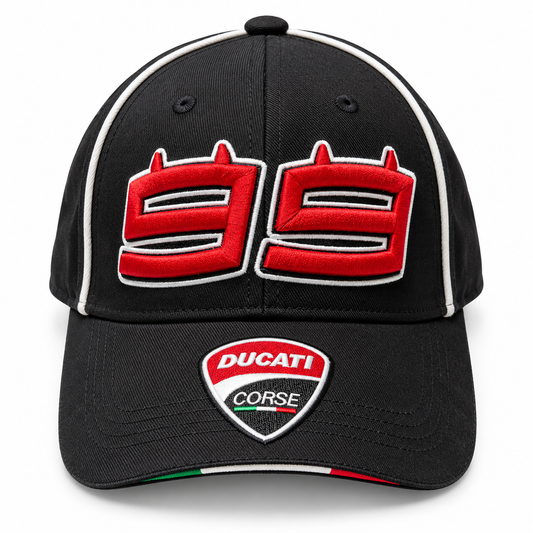 Ducati Corse 99 Black Racing Printed Cap