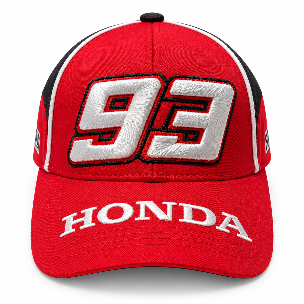 Honda 93 Red Visor Racing Printed Cap