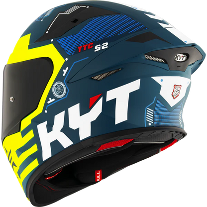 KYT TT Revo Fuselage Yellow Matt Helmet