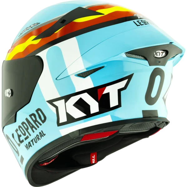 KYT TT Revo Leopard Replica Spaniard Gloss Helmet