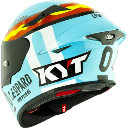 KYT TT Revo Leopard Replica Spaniard Gloss Helmet