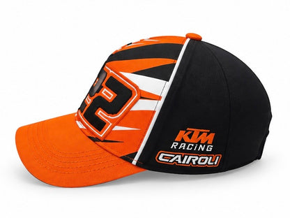 KTM 222 Orange Graphic Printed Cap