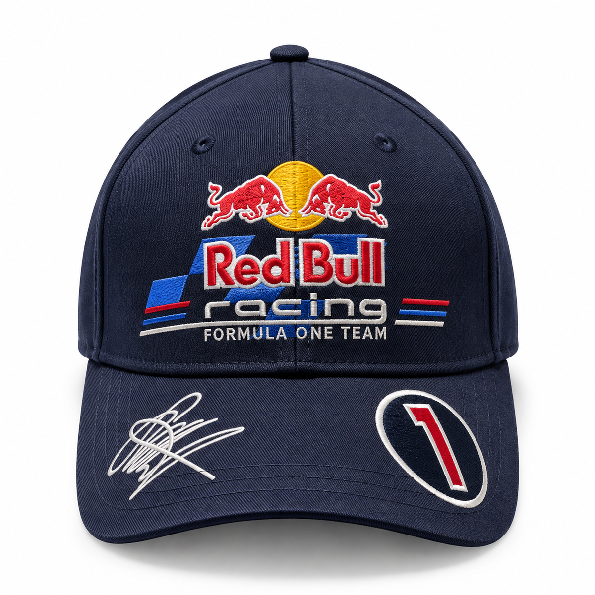 Red Bull Racing Navy Blue Team Printed Cap