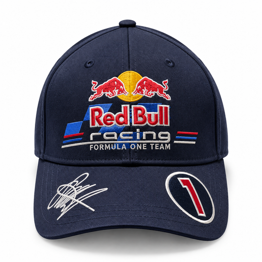 Red Bull Racing Navy Blue Team Printed Cap