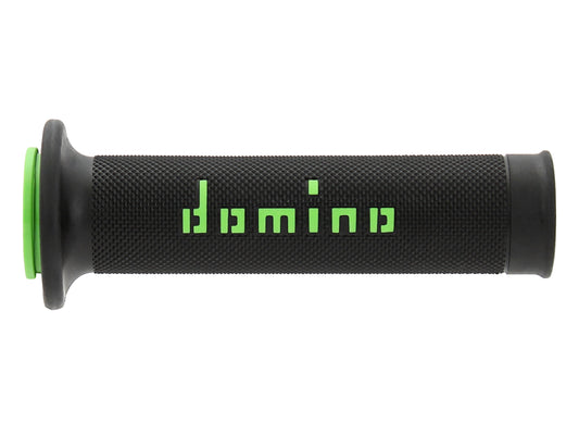 DOMINO ROAD RACING HANDLE GRIPS BLACK/GREEN