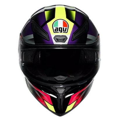 AGV K1S HELMET FASTLAP BLACK PURPLE PINK GLOSS