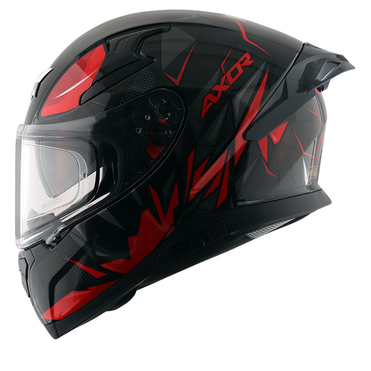 Axor Apex Hunter Helmet BLACK RED