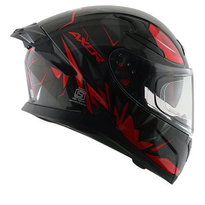 Axor Apex Hunter Helmet BLACK RED