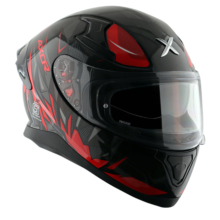 Axor Apex Hunter Helmet BLACK RED