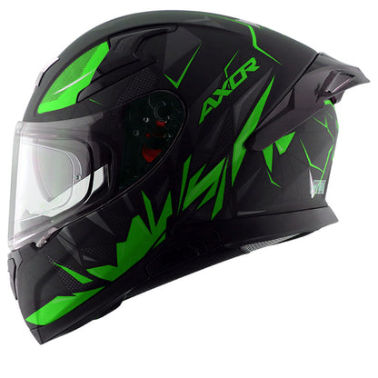 Axor Apex Hunter Helmet DULL BLACK NEON GREEN