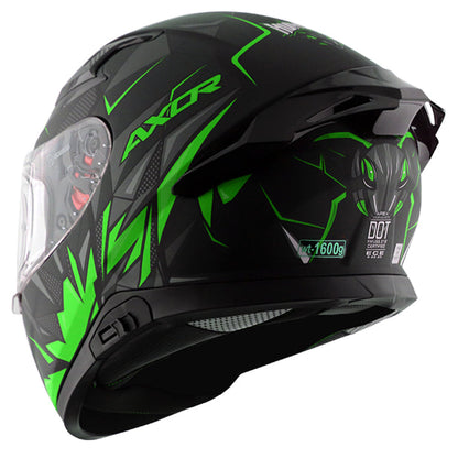Axor Apex Hunter Helmet DULL BLACK NEON GREEN