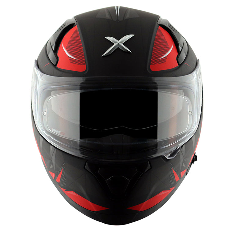 Axor Apex Hunter Helmet DULL BLACK RED