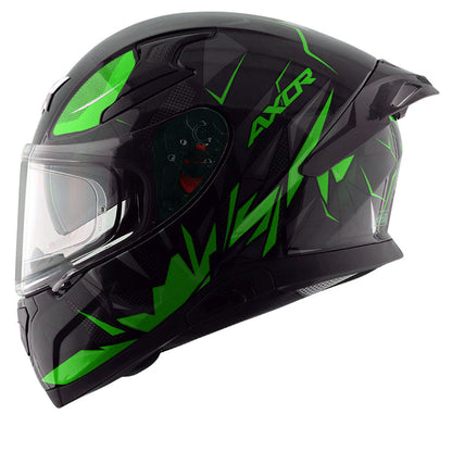 Axor Apex Hunter Helmet BLACK NEON GREEN