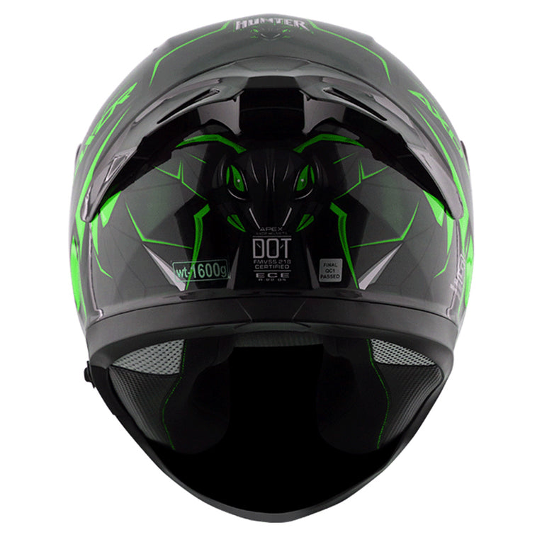 Axor Apex Hunter Helmet BLACK NEON GREEN
