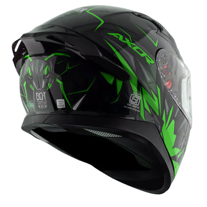 Axor Apex Hunter Helmet BLACK NEON GREEN