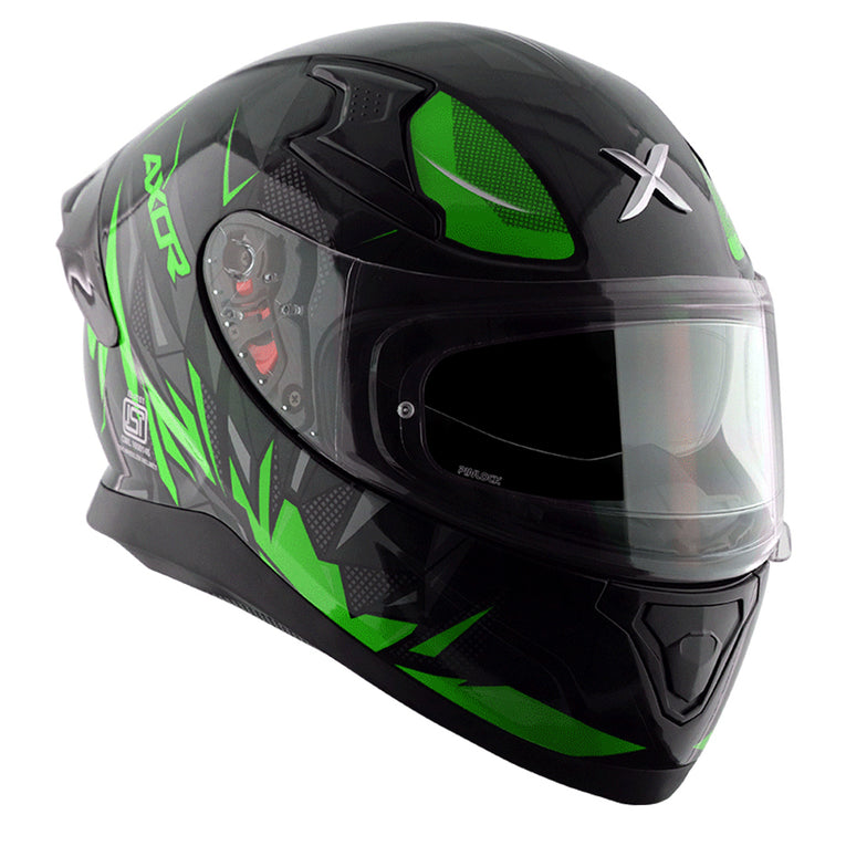 Axor Apex Hunter Helmet BLACK NEON GREEN