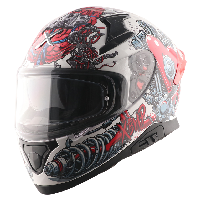 Axor xBhp Bionic Helmet White Red