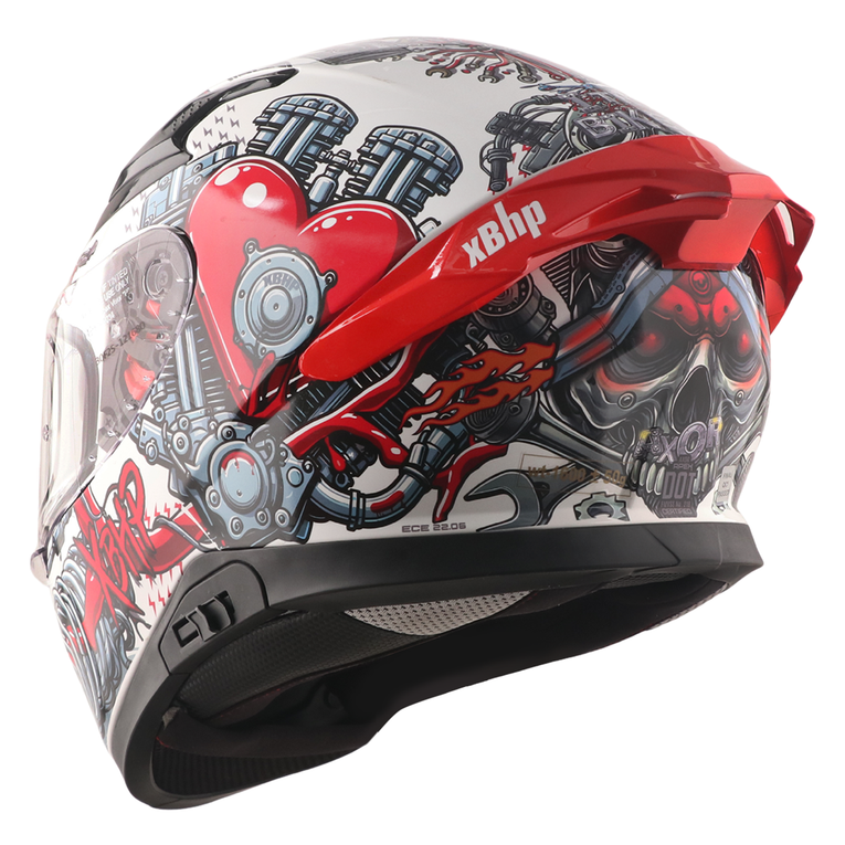 Axor xBhp Bionic Helmet White Red