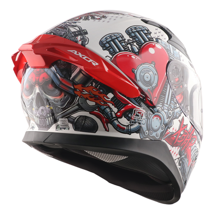 Axor xBhp Bionic Helmet White Red