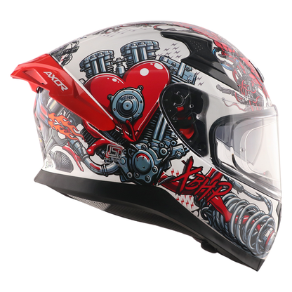 Axor xBhp Bionic Helmet White Red