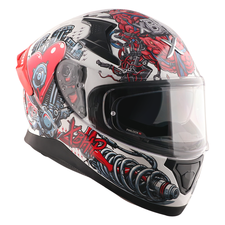 Axor xBhp Bionic Helmet White Red