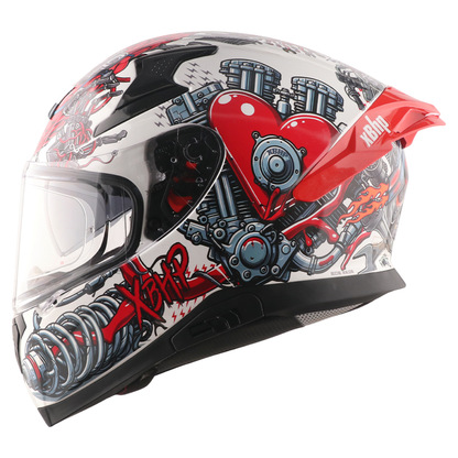 Axor xBhp Bionic Helmet White Red