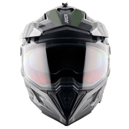 Axor X-Cross Dual Visor Orbit Helmet ATHENA GREY BLACK