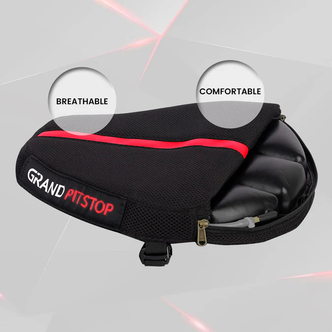 Air Comfy Seat Cushion for Medical, Offices, Home, Motorcycle and Car Lumbar Support - Cruiser Premium