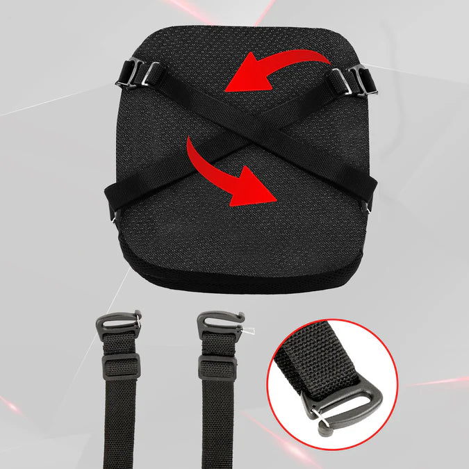 Air Comfy Seat Cushion for Medical, Offices, Home, Motorcycle and Car Lumbar Support - Pillion Premium