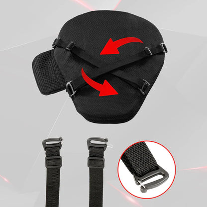 Air Comfy Seat Cushion for Medical, Offices, Home, Motorcycle and Car Lumbar Support - Sports Premium with Pump