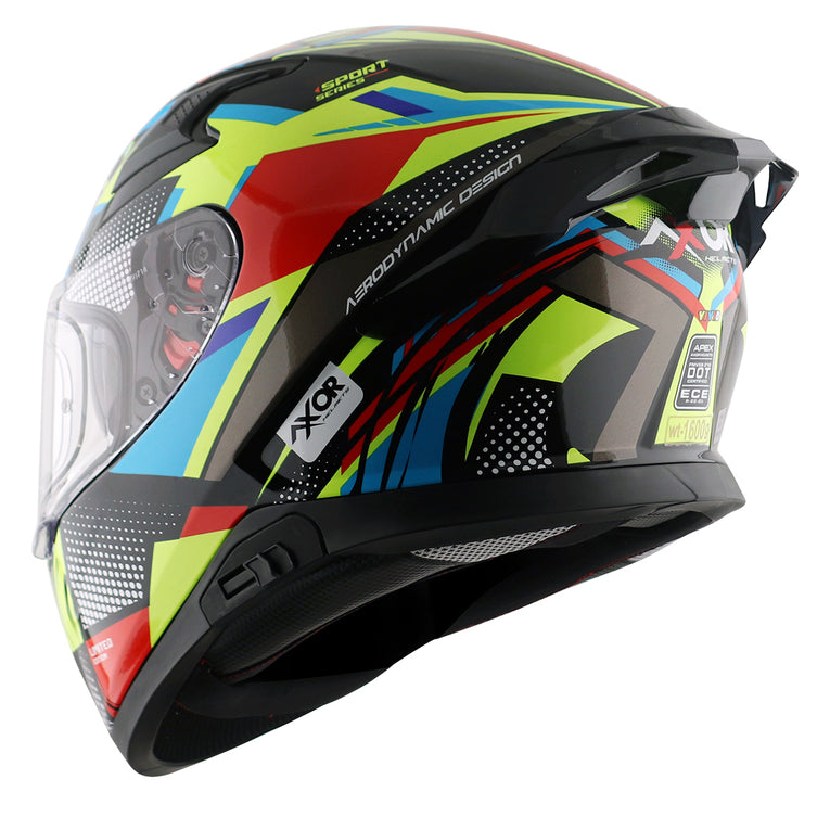Axor Apex Vivid Helmet Black Neon Yellow