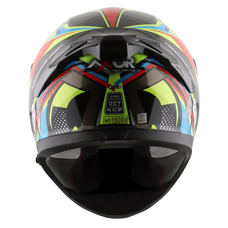 Axor Apex Vivid Helmet Black Neon Yellow