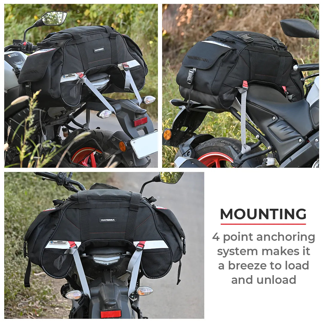 ViaTerra Claw Mini - 100% Waterproof motorcycle tailbag (Universal)