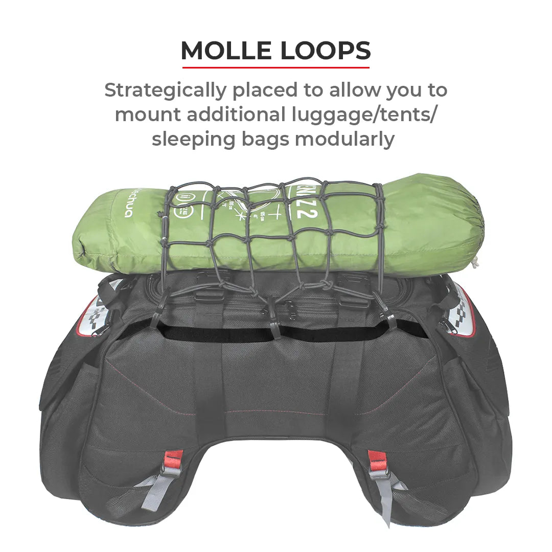 ViaTerra Claw - 100% Waterproof motorcycle tailbag (Universal)