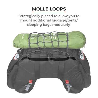 ViaTerra Claw - 100% Waterproof motorcycle tailbag (Universal)