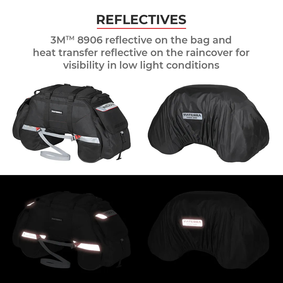 ViaTerra Claw - 100% Waterproof motorcycle tailbag (Universal)