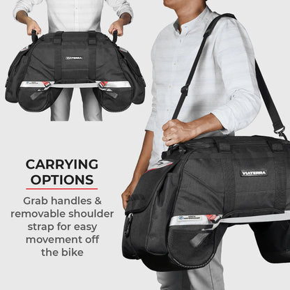 ViaTerra Claw - 100% Waterproof motorcycle tailbag (Universal)