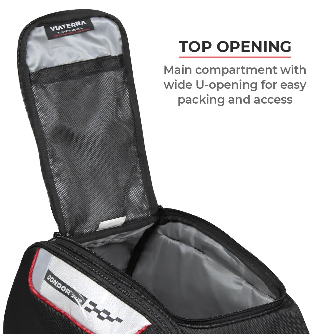 VIATERRA CONDOR 2UP - 100% WATERPROOF MOTORCYCLE SADDLE BAGS