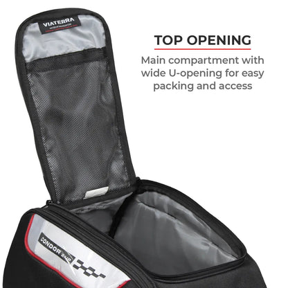 VIATERRA CONDOR 2UP - 100% WATERPROOF MOTORCYCLE SADDLE BAGS