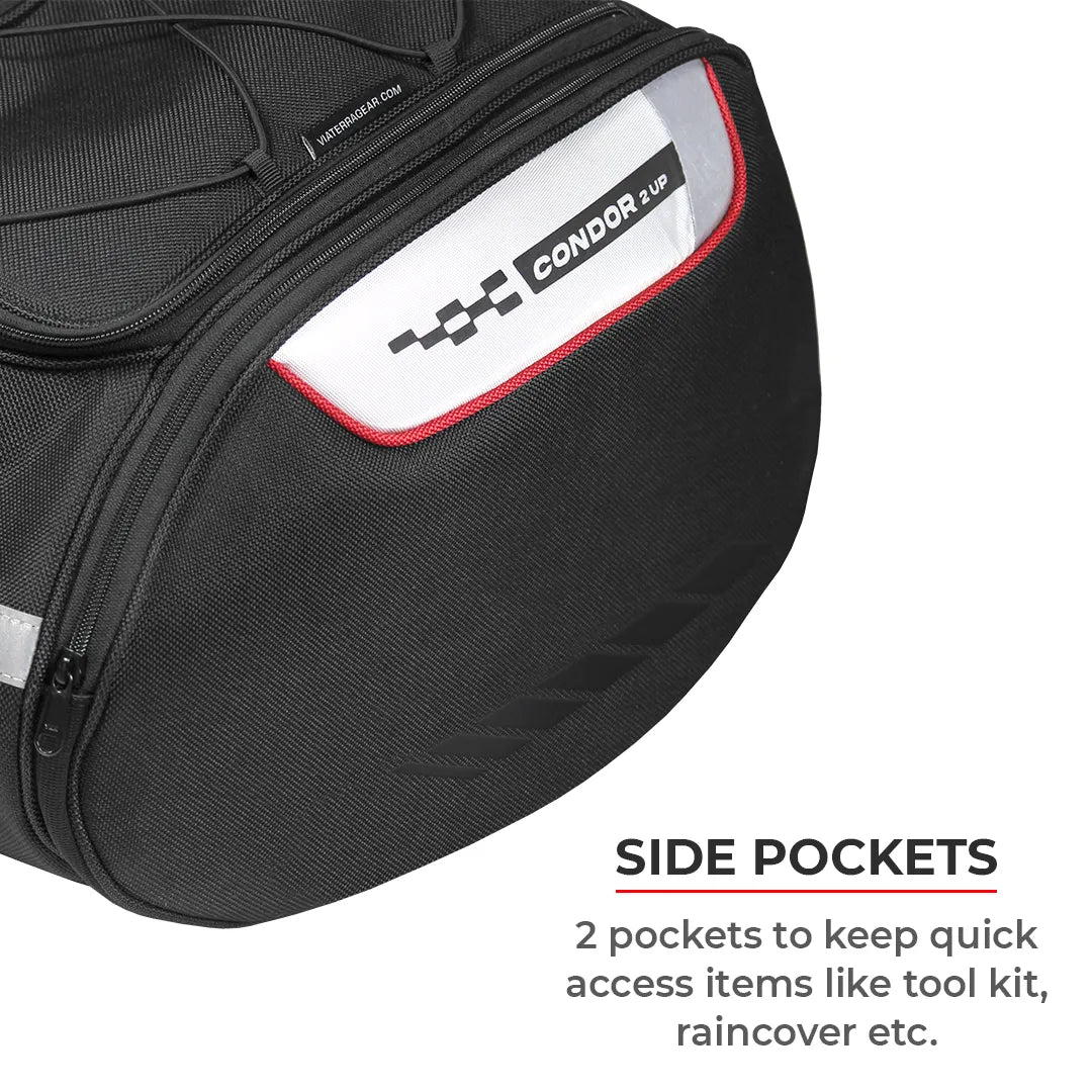 VIATERRA CONDOR 2UP - 100% WATERPROOF MOTORCYCLE SADDLE BAGS